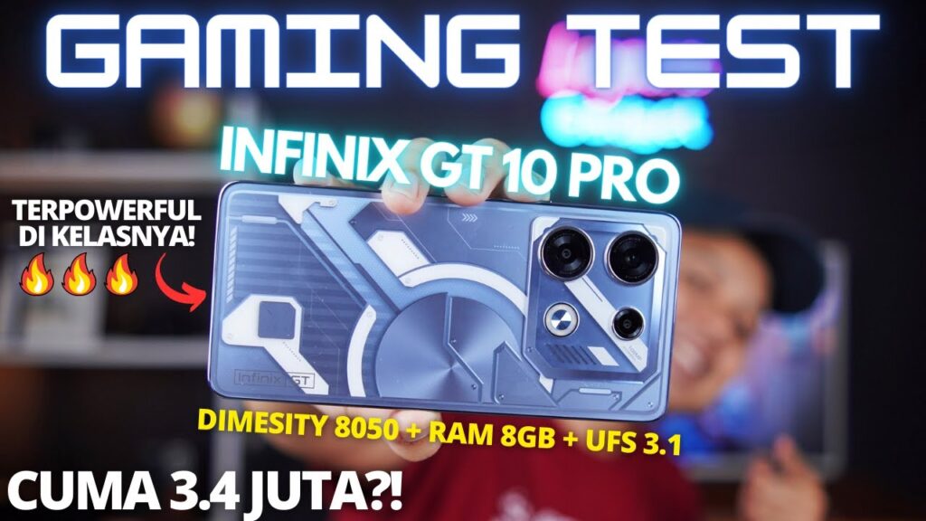 GAK ADA LAWAN!! GAMING TEST Infinix GT 10 Pro Indonesia, Infinix Gak Salah KASIH HARGA? CUMA 3.4 JT!