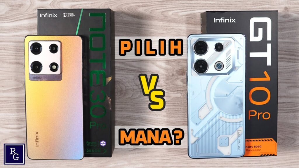 Review Perbandingan Infinix GT 10 Pro vs Infinix Note 30 Pro - Pemenangnya adalah....