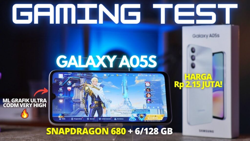 GAMING TEST Samsung Galaxy A05S Indonesia, Samsung 2 Jutaan Udah Bisa NGEGAME LANCAR?!