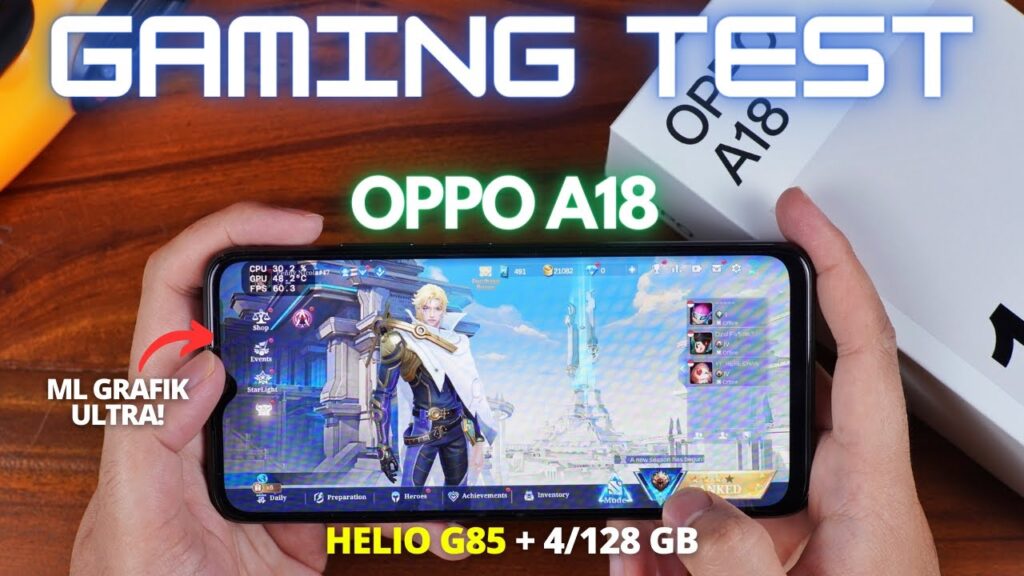 BISA DIAJAK GAMING? GAMING TEST Oppo A18 Indonesia, Entry level Oppo SEKARANG POWERFUL?!