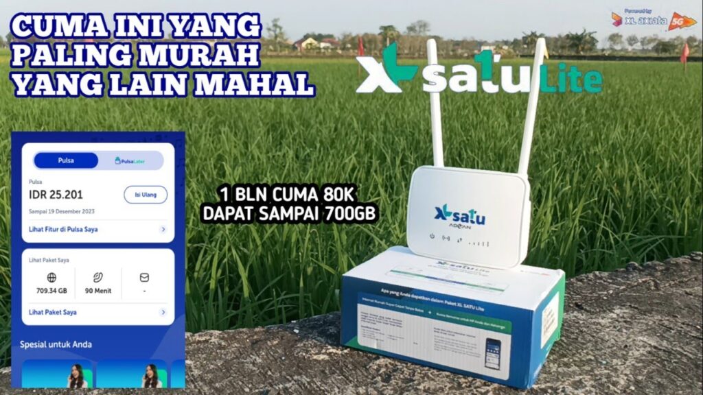 Xl Satu Lite 80ribu Dapat 700GB😱| Review XL Satu Lite Hybrid Super User