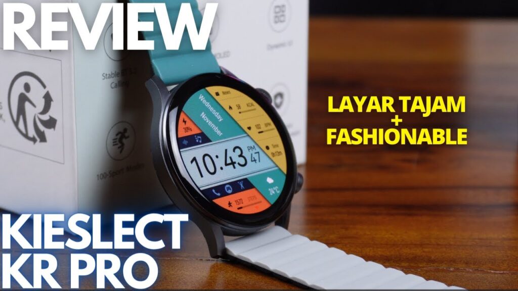 REVIEW Smartwatch Kieslect KR PRO Indonesia, Layar semakin TAJAM, Desain Semakin WAH!