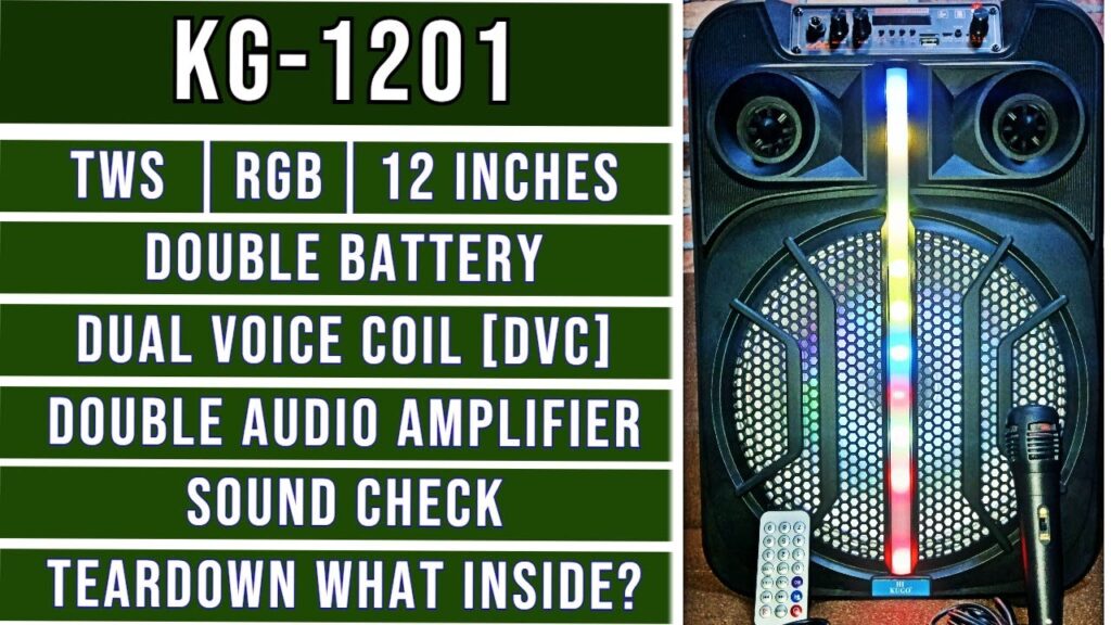 Part12 Bluetooth Speaker HIKUGO KG-1201 Review