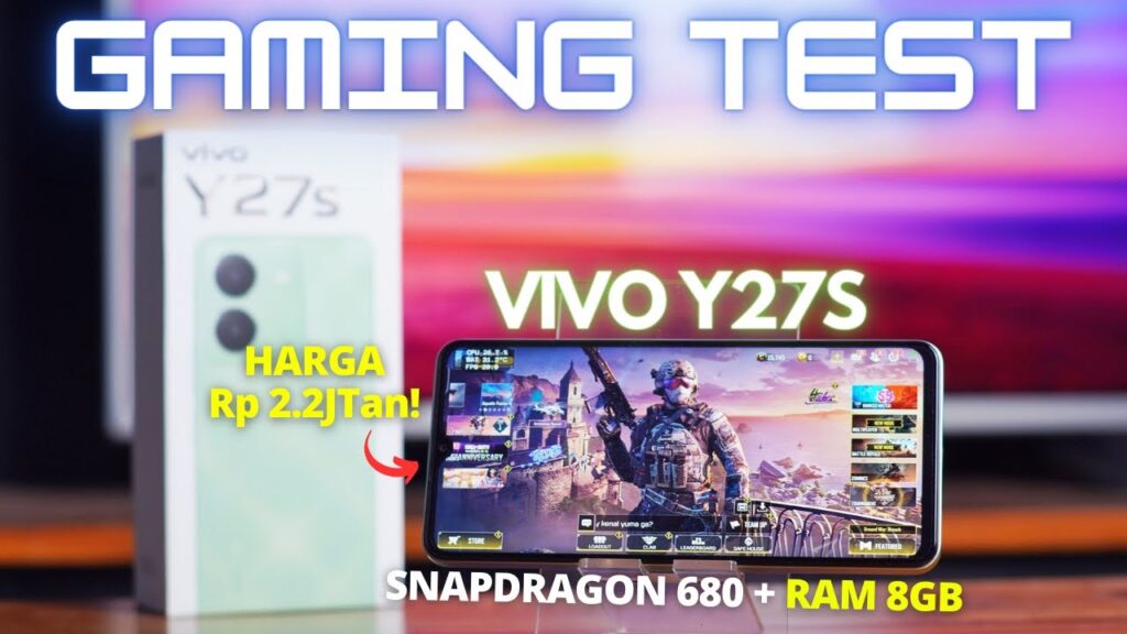 RAM 8GB! GAMING TEST Vivo Y27s Indonesia, RAM JUMBO Makin Lancar Buat GAMING?!