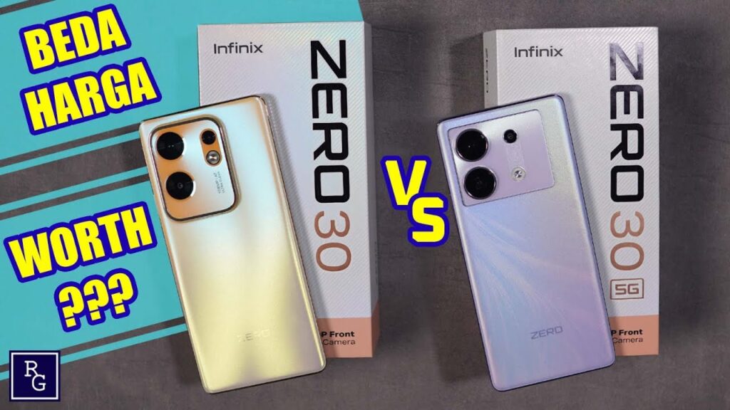 Review Perbandingan Infinix Zero 30 4G vs Infinix Zero 30 5G - Worth kah menambah 1 Jutaan????