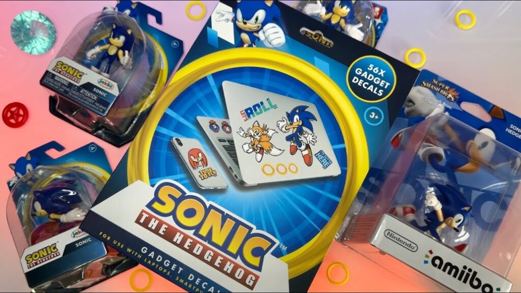 SONIC Gadget Decals Sonic The Hedgehog toy collection | Calcomanías | Unboxing | Review | Toys