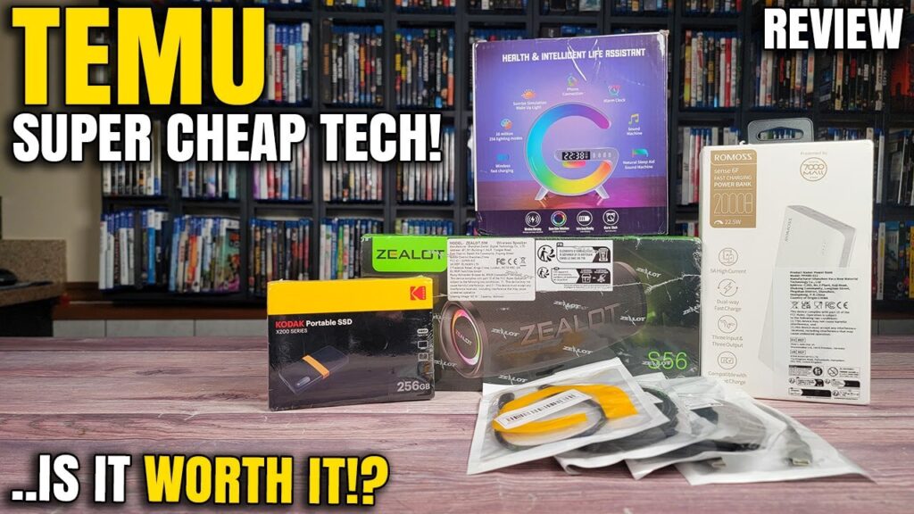 Is It Worth It!? | TEMU Affordable Tech Unboxing & Review