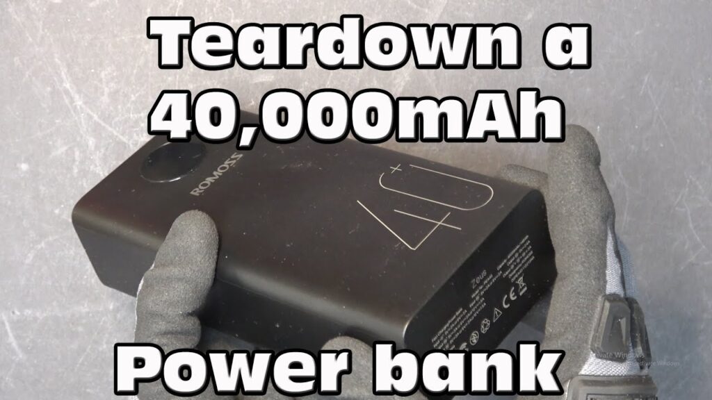 Review & teardown of a Romoss 40,000mAh USB power bank