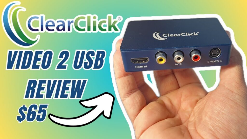 This $65 Gadget Revives Your Retro Camcorder Footage! | ClearClick Video to USB Review