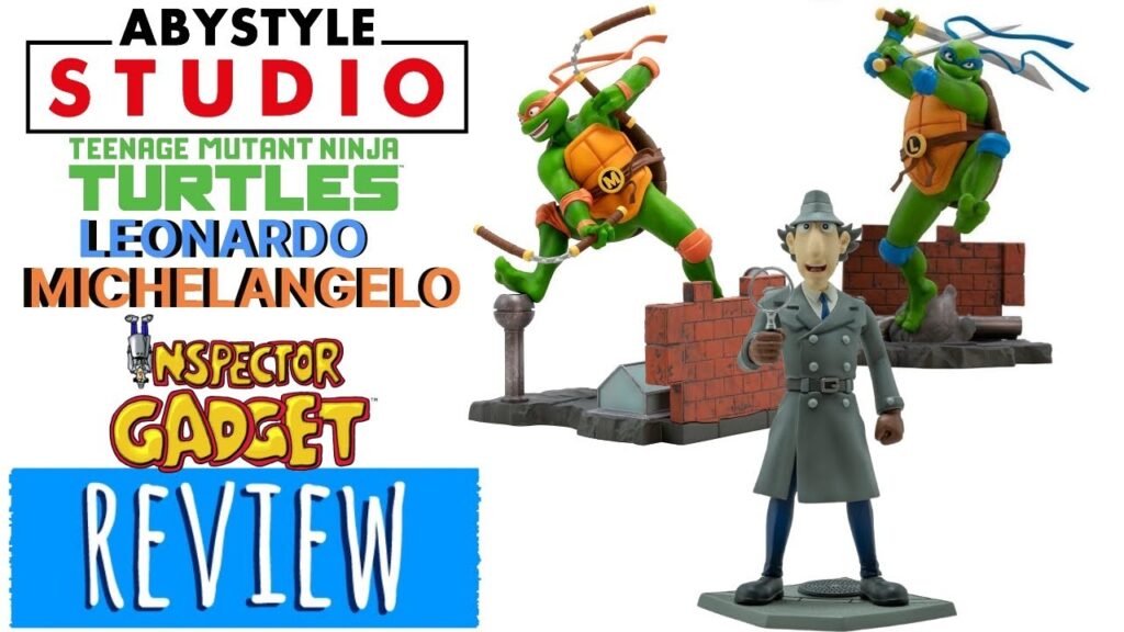 Abystyle Studio Tmnt Turtles Leonardo Michelangelo Inspector Gadget REVIEW