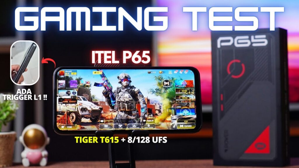 1 JUTAAN Ada TRIGGER L1nya?!🔥 GAMING TEST Itel P65 Indonesia, Lebih POWERFUL Daripada Helio G91?